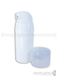 Envase airless pump 100 ml, botella airless, envases cométicos