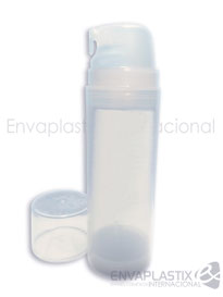 Envase airless pump 150 ml, botella airless, envases cométicos