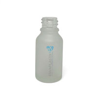 Frasco de vidrio matizado, envases de vidrio