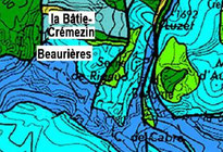 Géologie autour de Beaurières. Marc B.