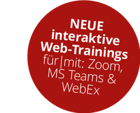 Kommunikationstrainings, Web-Trainings Zoom, MS Teams, WebEx