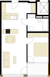 2-Zimmer Wohnung