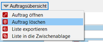 Auftrag löschen