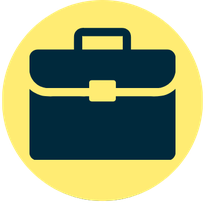 Icon mit Aktentasche