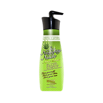 Aloë Glow Devoted Creations Zoncosmetica Zonnebank DHA bronzer Cosmetische Natuurlijk So Naught Nude Collection Moisturizer