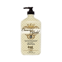 Crown of Gold Aftersun Devoted Creations Zoncosmetica Zonnebank DHA bronzer Cosmetische Natuurlijk Face and Body Collection