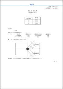 校正結果