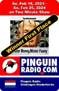 Synthewomia is Winner of the 2-Minute Show of Pinguin Radio Nederlande