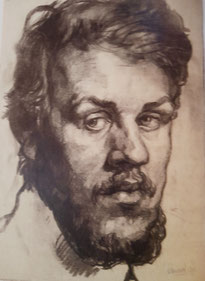 Selbstportrait Otto Pankok (1912)