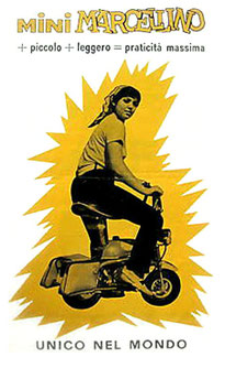 Cartel Mini Marcellino modelo Italiano
