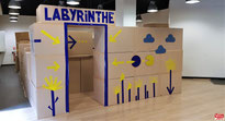 Le Labyrinthe construit par Aude Savasta.