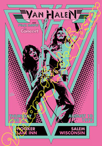 davidleeroth,vanhalen,vanhalenconcert,vanhalenposter