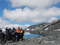 Orange -Mountain -2810 Meter Seehöhe am Mölltaler Gletscher