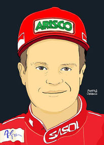 Rubens Barrichello by Muneta & Cerracín
