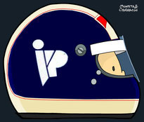Helmet of Jonathan Palmer by Muneta & Cerracín