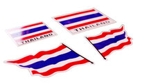 タイ王国 国旗 ステッカー  【Thailand national flag Sticker】 / タイ雑貨 アジアン ステッカー シール デカール タイ旅行お土産(おみやげ)