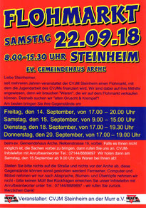 Flohmarkt-Flyer (vergrößerbar)