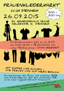 Frauenkleidermarktflyer (vergrößerbar)