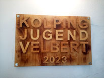 Holzschnitt von Felix Janotta - Foto: Kolpingjugend Velbert