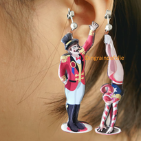  boucle d'oreille en émaille