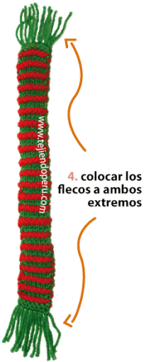 Cómo tejer un hombre de nieves en dos agujas o palitos (frosty the snowman)