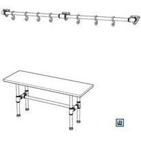 Bauplan für Rohrmöbel: Kleiderstange und Sitzbank als DIY Garderobe