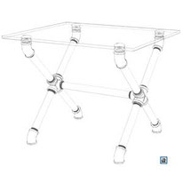DIY Anleitung für Tischgestell aus Rohren Beistelltisch Fittings