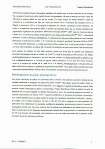 LMC France Résultats intermédiaire Immunostim Nicolas Dulphy Delphine Réa Etude cellules Natural Killer arrêt traitement imatinib mesylate