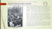 "Arrivée des Américains, la Flèche, 10 août 1944".