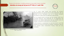 "Libération du bourg de Fyé, 11 août 1944, 2ème DB Leclerc".