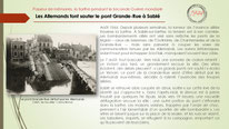 "Les Allemands font sauter le pont Grande-Rue à Sablé".