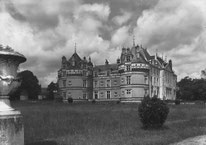 Le château photographié par un soldat allemand pendant l'Occupation, 1940-1944 - Crédit : Marburg