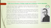 "L'abbé Jean de Maupeou d'Ableiges, résistant, le Mans".