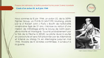"Crash d’un avion US, le 8 juin 1944, saint jean de la motte".