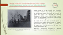 "Mort de René Froger, libération du Mans, 8 août 1944".
