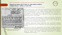"Rapport de mission AIR 27/2047/12, cible dépôt munitions Aubigné-Racan – Sarthe, 6-7 mai 1944".