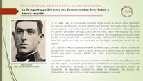 "La Gestapo frappe à la ferme des Cormiers mort de Rémy Dubois & Laurent Lecordier"