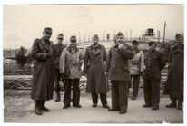 Groupe de prisonniers allemands, 1946 - Crédit : CICR
