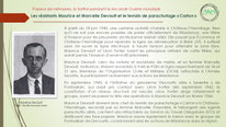 "Les résistants Maurice et Marcelle Devault et le terrain de parachutage « Carton », arméé secrète, ocm".