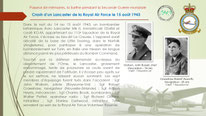 "Crash bombardier Lancaster de la Royal Air Force sur Lignières la Carelle, août 1943".