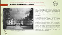 "le château du Lude pendant l'Occupation, 1940-1944, le Lude".
