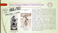 "Quand les champions cyclistes se mettaient au vert : Jean Aimar et Bernard Prat en séjour à Conlie."