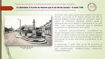 "Fiche sur la Libération d’Auvers-le-Hamon par la 2e DB de Leclerc, 8 août 1944"