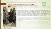 "La famille Brossard : Justes parmi les Nations à Mansigné".