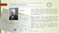 "Fiche sur l'arrestation et la déportation de Robert Alcalay, juif à Chahaignes, 1944"