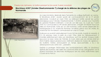 "Blockhaus AOK7, le Mans, général Dollmann, 1942".