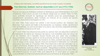 "Paul Marchal, résistant, mort en déportation, le Mans".