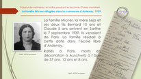 "La famille Micner réfugiée dans la commune d’Ardenay, 1939"
