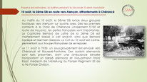 "10 août 1944, la 2e DB en route vers Alençon, affrontements à Chérancé"
