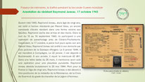 "Arrestation du résistant, Raymond Joreau de Clermont-Créans, réseau Buckmaster"